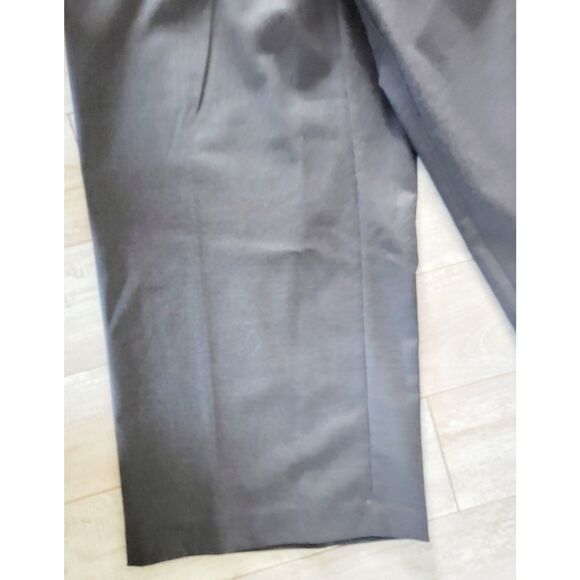 J. Jill 18 Wide Leg Crop‎ Pants Gray Lavarock Stretchy Zip Hook Pckts 1X NEW - Picture 4 of 7